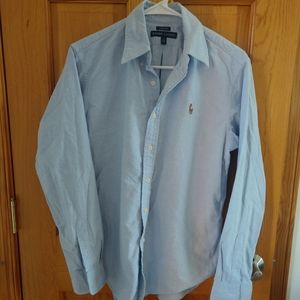 🌷3/$20 Polo Ralph Lauren Oxford light blue